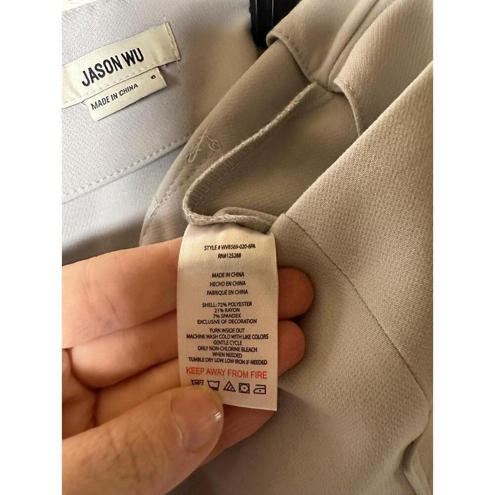 Jason Wu Wide Leg Gray Trousers Size 6 — image 7 of 7